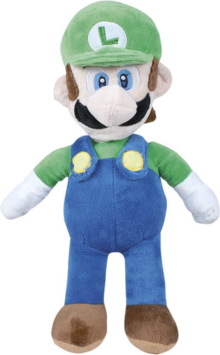 Luigi - Super Mario Bros Mini Pluche Knuffel 20 cm {Speelgoed knuffels voor kinderen jongens meisjes | Nintendo Plush Toy | Mario, Luigi, Peach, Toad, Yoshi, Donkey Kong}